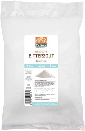 Mattisson Bitter Salt Refill Bag 1000 g