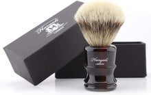 Haryali London Silver Tip Badger Hair Mens Shaving Brush Wet Clean Shave Perfect for Men