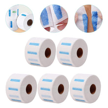 KALLORY 5 Rolls Barber Neck Roll Strips Neck Protection Paper Strips Barber Neck Strips Disposable Barber Paper Neck Strips Hairdressing Neck Tape