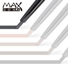 Maxdona Waterproof Retractable Long Lasting Eyebrow Eye Brow Black Case Chalk Pen Pencil CHARCOAL GREY Number 4