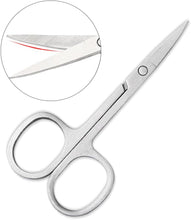 MBUYGYUO Eyebrow Tweezers 1 Pcs Stainless Steel Curved Beauty Scissors Slant Tip Tweezer Tweezers Hair Plucker Scissor Handle Eyebrow Tweezer for Women and Men