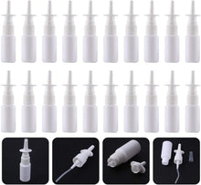 HEALLILY 200pcs 10ml Empty Refillable Nasal Spray Bottle Nasal Sprayer Bottle Makeup Cosmetics Essential Oils Atomizers Travel Bottle