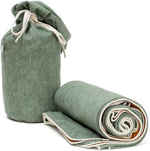 Himeya Mingle Flannel Fern Green Throw Blanket 130 x 170 cm