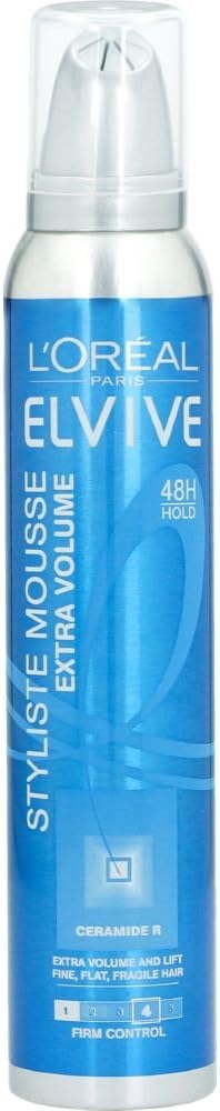 L'Oreal Elvive Stylise Extra Volume Firm Styling Mousse (200ml)