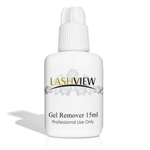 LASHVIEW Eyelash Extension Professional Plain Gel Remover Fast Acting Removing Eyelash Extension Glue Clear 15ml