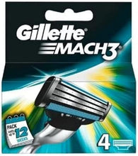 GILLETTE MACH 3 BLADES, Pack of 4