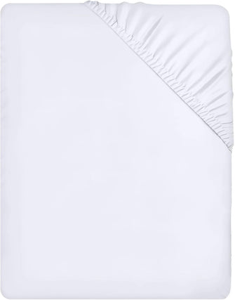 Pamposh King Size Fitted Sheets Extra Deep Pocket 40 cm (16 inches) Durable Elastic Bed Sheets - Premium Brushed Microfibre Fitted Sheets King Size - Ultrasoft Hypoallergenic Fade Resistant