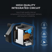 Roberts Radio Mains Adaptor, HKY DC 7.5V 0.8A Switching Adapter for Roberts Play20 FM DAB Radio, Roberts Gemini 45 Gemini 59, Roberts Revival iStream2 Elise/Unologic UK Plug 6 feet Power Cable Lead