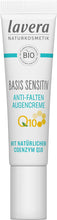 lavera basis sensitiv Anti-Wrinkle Eye Cream Q10 - eye care with mallow & shea butter - smoothes wrinkles - increases skin elasticity - for sensitive skin - moisturizes - vegan - organic (1 x 15 ml)