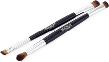 Eye Brush Set  Double Ended Makeup Brushes by Impora London. Eyeshadow Tools for Blending, Defining, Smudging, Shading. Perfect for Travel.