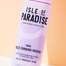 Isle of Paradise Self Tan Mousse, Dark (200 ml) Self Tanning Foam, Natural Ingredients & Vegan (packaging may vary)