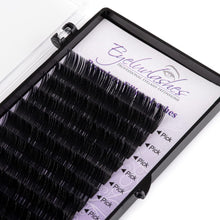 J Curl Silk Lashes Ellipse Flat Cashmere Eyelash Extensions Set or Mix Length Eyelash Trays Eyeluvlashes Brand Individual J Curl Lash Extensions (J 0.15 Thickness x 14mm Length)