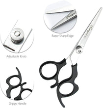 Haryali Professional Scissor Set- 6 Inch Hairdressing Barber Scissors and Hairdresser Thinning Scissors Set for Hair Cutting