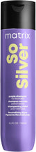 Matrix Hair Shampoo, For Blondes, Greys and Silvers, Tones + Neutralises, Total Results, So Silver