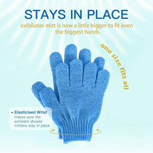 8 PCS ROTOPATA Deep Exfoliating Bath Gloves Mitt with Hanging Loop for Shower, Spa, Body Scrubs, Dead Skin Cell Remover Bathing Accessories (8)