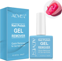 Gel Nail Polish Remover 15ml, Gel Polish Remover Quick & Easy Remove Within 2-5 Minutes, Nail Gel Remover Not Hurt Nails