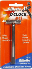 Gillette 7 O Clock PII Twin Blade Shaving Safety Razor