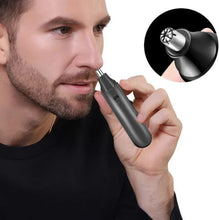 iJiZuo Nose Hair Clipper, Nose and Ear Hair Clipper, with Rotating Blades, Professional, for Men and Women, Nose Hair Trimmer and Razor Water Resistant Beard for Men(Black)