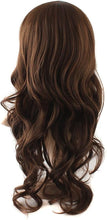 MapofBeauty Charming Synthetic Fiber Long Wavy Hair Wig Women's Party Full Wigs (Brown)