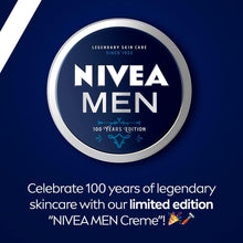NIVEA Men Creme (75ml), Limited Edition, 100 Years, Moisturising Cream for Whole Body, Fast-Absorbing Face, Body and Hand Cream, with Vitamin E and Aloe Vera Formula