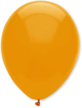 Mandarin Orange Plain Solid Colour Latex Balloons Bulk