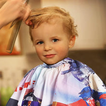 DOKKIA KIDS Barber Cape Haircut Hair Cutting Children Toddler Boys Girls Hairdressing Salon Styling Cloth Apron Cover Gown