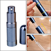 Mnixy 4 Pcs Perfume Spray Bottles 6ml Perfume Atomiser Bottles Mini Travel Perfume Atomisers for Home, Travel, Outdoor
