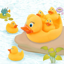 KOKSI Rubber Duck Family Bath Swimming Toys for Baby Toddler Bath, Pool Large & Small Duckies Bathtime Game Joy, Set of 4