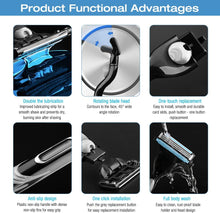 NAVESO Mach 3 Razor Blades Men, 20 Pcs Manual Razor Blade, Mach 3 Mens Shaving Blades, Mach 3 Blades, Professional Barber Beard Razor Blades