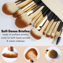 EDMIRE 10pcs Makeup Brushes including Foundation Brush, Eyeshadow and Eyebrow brushes. Essential Make up Brushes Set Gift for Women, Make up Brushes Perfect for Anniversary, Valentine or Birthday