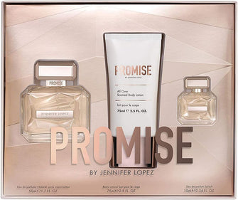 Jennifer Lopez Promise Gift Set 50ml EDP, 75ml Body Lotion & 10ml Mini