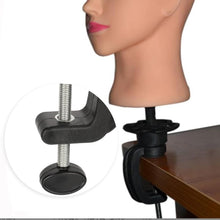 Mannequin Training Head Clamp/Stand Wig Holder Stand Desk Table Clamp Wig Clamp Cosmetology Training Head Table Clamp Holding Clamp for Hairdressing Head Canvas Head Holding Clamp