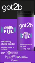 Got2b Powder'ful Volume Unisex Root Hair Styling Powder, For Instant Volume and Root Boost, Vegan, 10g