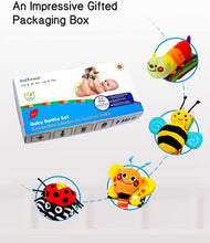 Infinno Wrist Rattle Socks and Foot Finder Baby Toy, Baby Toy, Educational Toy for Newborn Boys and Girls, 0-12 Months Baby Gifts for Baby Shower, Baby Birthday