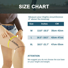 BESKEY Knee Support (Pair) Anti Slip Knee Brace Elastic Breathable Knee Compression Sleeve Help Joint Pain Relief for Arthritic Sufferer and Recovery from Injuries Fit for Sports (L, Black)