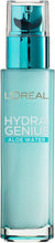 L'Oreal Paris Hydra Genius Hyaluronic Acid Plus Aloe Liquid Hydrating Moisturiser, Rehydrating and Reinvigorating Face Serum for Normal to Combination Skin, White, 70 ml (Pack of 1)
