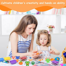 AUAUY Air Dry Clay, 60Pcs Ultra Light Modeling Clay with 6 Sculpting Tools, DIY Creative Magic Clay, No-Toxic Modeling Clay & Dough, Arts and Crafts Kits for Boys Girls, Best Gifts for Kids