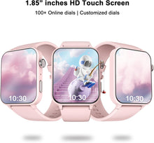 Blackview Smart Watch for Women - Answer/Make Calls & AI Voice, 1.85" Fitness Watch with Heart Rate SpO2 Sleep Monitor, 100+ Sports Modes Activity Tracker, Step Counter Smartwatch for iOS Android