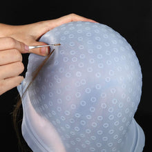 NATUCE Silicone Highlighting Cap, Highlighting Cap and Hook, Hair Dye Cap, Hair Frosting Cap, Highlighting Frosting Cap, Frosting and Tipping Cap, NO Pre-Holed