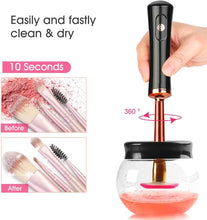 Hangsun Makeup Brush Cleaner and Dryer Machine Electric Cosmetic Make Up Brush Cleaning Tool to Wash Dry in Seconds