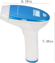 IPL Hair Removal System - TUMAKOU Painless IPL Hair Removal Device for Women & Man - FDA Approved - 400000 Flashes Professional Light Epilator - Permanent Results on Face and Body