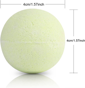 Handmade Bath Bombs, Moisturizing Bath Bomb, Aromatherapy Bathbombs, SPA Bath Salt Ball Shower - Rich in Mineral Oil and Plant Essence, for Spa Kids Women Dry Skins Gift(Green)