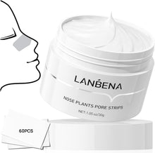 LANBENA Blackhead Mask, Nose Plants Pore Strips Blackhead Remover Mask Peel off Mask Facial Pore Cleanser Purifying Face Mask Nose strips (30g)