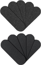 Foot File Refills, Abrasive Pedicure File Replacement Pads Black Pack of 50 (Black)