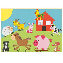 Baker Ross EV3104 Farm Animal Foam Stickers (Pack Of 96) For Kids Arts and Crafts