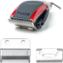 NAUZE Hair Trimmer Replacement Blades 2 Holes Trimmer Clipper Replacement Blades for Barber Shop for Home Hair Trimmer Accessories (Silver)