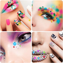 JOISHOP 3034pcs Gem Stickers, Rhinestone Self Adhesive Gems, Stick on Gems Jewel Stickers Sticky Gems for DIY Crafts Gluing