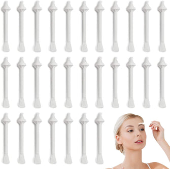 50 Pcs Nose Wax Sticks, Cleaning Removal for Cleaning Nostrils and Removing Nose Hair Multifunctional Beauty Tool Accessories-Plastic Wax Wands for Nose Eyebrow Facial Hair Cleaning