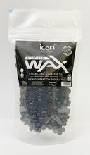 Ican London Professional Hard Wax Beads,Stripless Depilatory Waxing Pellets Solid Beans No Strip Needed, Pain Free Hair Removal Wax For Full Body (Charcoal & Green Tea, 100g)