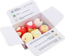 Natural Bath Bombs Gift Set, Fizzy Bubble Cupcake Bombs Spa with Essential Oils, Dry Skin, for Women, Mom, Kids,